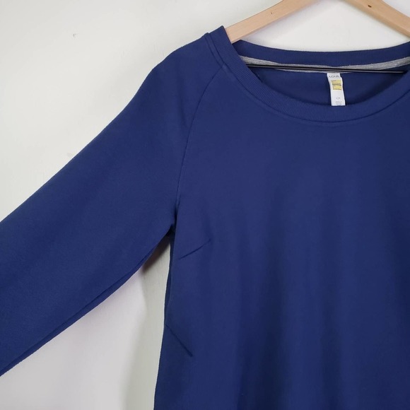 Lole Saya Sweatshirt Top L Navy Blue Long Sleeve - Picture 4 of 10